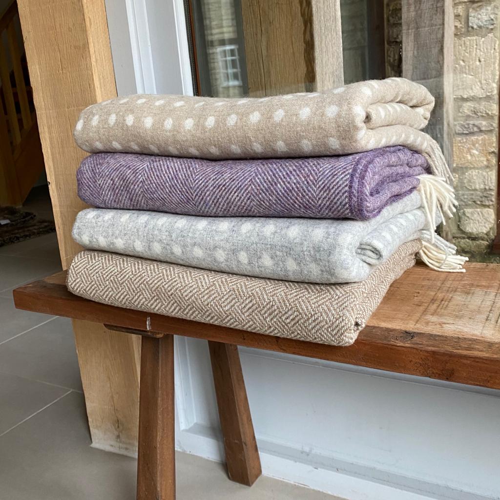 Grey Spot Throw