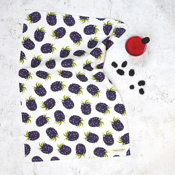 Blackberry Tea Towel