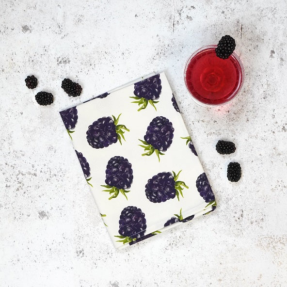 Blackberry Tea Towel