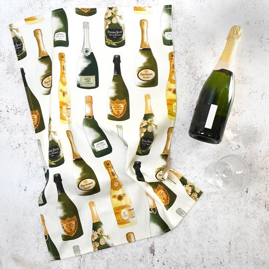 Champagne Tea Towel