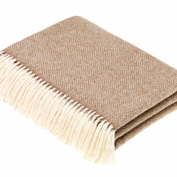 Camel Parquet Throw