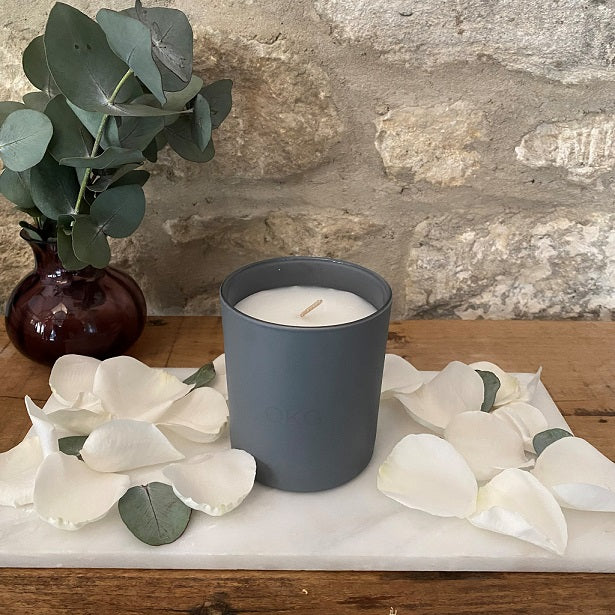 White Rose and Eucalyptus Candle