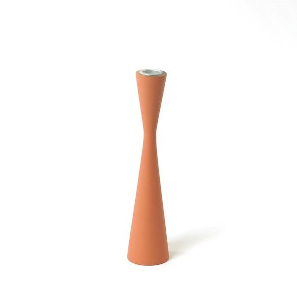 Wood Sandglass Candleholder