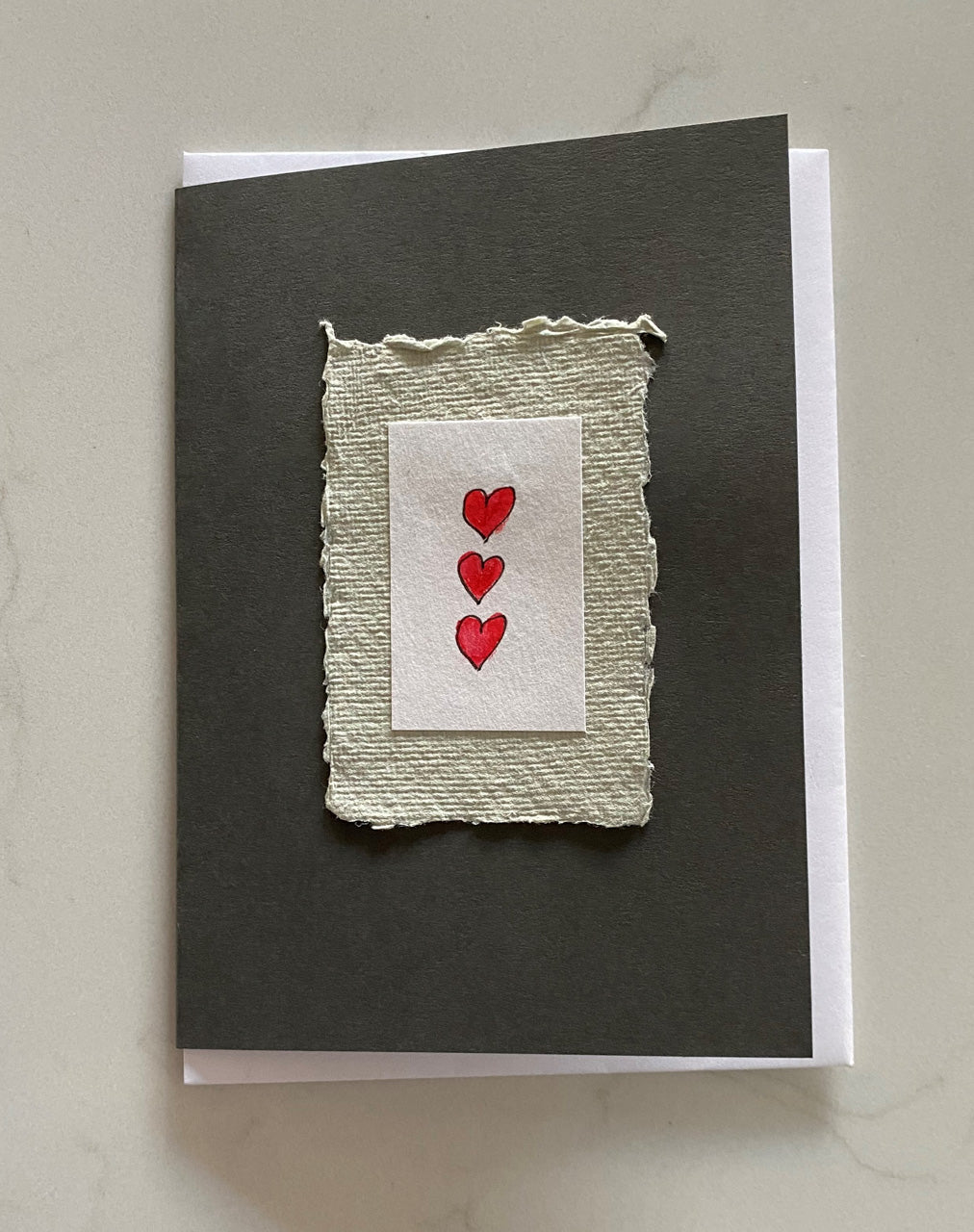 3 Hearts Red